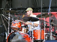 John Siorek of Knuckle Puck. This photo just happened to be IMG_2112 on my camera., tags: Knuckle Puck, Birmingham, Alabama, United States, Sloss Furnaces National Historic Landmark - Furnace Fest 2023 on Sep 22, 2023 [867-small]