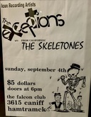 the exceptions / The Skeletones on Sep 4, 1994 [986-small]