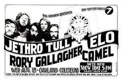 Jethro Tull / Electric Light Orchestra / Rory Gallagher / Camel on Aug 18, 1976 [191-small]