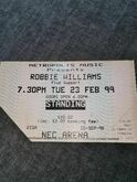 Robbie Williams on Feb 23, 1999 [243-small]