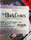 The Black Crowes / Thee Hypnotics on Sep 30, 1991 [294-small]