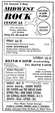 Blind Faith / Delaney & Bonnie / John Mayall / Taste / S.R.C. / MC5 / Shag on Jul 26, 1969 [689-small]