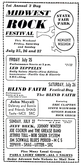 Jeff Beck / Jethro Tull / Johnny Winter / The Bob Seger System / Zephyr / Jim Schwall Blues Period / litter on Jul 27, 1969 [693-small]