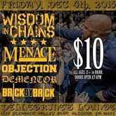 Wisdom in Chains / Menace / Objection / Dementor / Brick by Brick on Dec 4, 2015 [081-small]