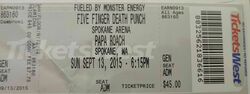Five Finger Death Punch / Papa Roach / In This Moment / From Ashes to New on Sep 13, 2015 [270-small]
