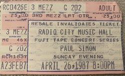 Paul Simon on Apr 26, 1987 [280-small]