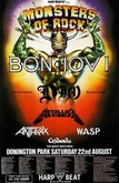 Metallica / Bon Jovi / Anthrax / Cinderella / W.A.S.P. / Dio on Aug 22, 1987 [575-small]