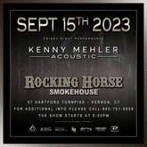 tags: Kenny Mehler, Vernon, Connecticut, United States, Gig Poster, Advertisement, The Rocking Horse - Kenny Mehler on Sep 15, 2023 [750-small]