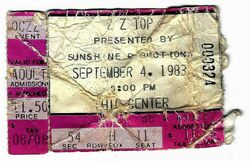 ZZ Top / Quiet Riot on Sep 4, 1983 [999-small]