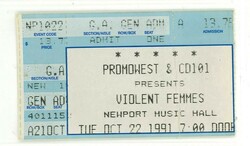 Violent Femmes on Oct 22, 1991 [091-small]
