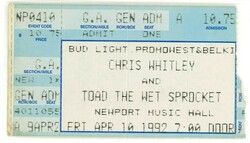 chris whitley / Toad the Wet Sprocket on Apr 10, 1992 [101-small]