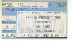 The Cure / The Cranes on Jul 20, 1992 [112-small]