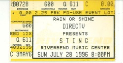 Sting / Lyle lovett on Jul 28, 1996 [631-small]
