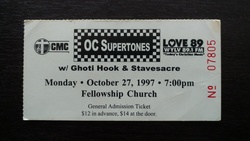 OC Supertones / Stavesacre / Ghoti Hook on Oct 27, 1997 [641-small]