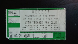 Weezer / Teenage Fanclub / that dog. / The Tuffskins on Jul 26, 1995 [645-small]