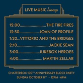 Martin Zellar / Jukebox Heroes / Jackie Sean / Vittorio and the Bridges / Joan of Profile / The Tire Fires on Oct 6, 2023 [811-small]