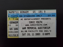 Sonic Youth / The Entrance Band on Jul 11, 2009 [204-small]