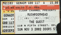 Mushroomhead / Shadows Fall / High On Fire / Avenged Sevenfold on Nov 3, 2002 [299-small]