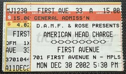 American Head Charge / Black Flood Diesel / A:Pod / Bleeding The Sick on Dec 30, 2002 [303-small]