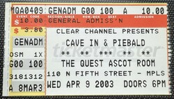Cave In / Piebald / The Damn Personals on Apr 9, 2003 [327-small]