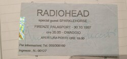 Radiohead plus Special Guest SPARKLEHORSE on Oct 10, 1997 [529-small]