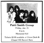 Patti Smith Group on Jan 21, 1977 [408-small]