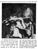 Jethro Tull / The J. Geils Band on Nov 12, 1971 [439-small]