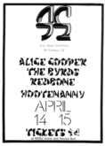 Alice Cooper / The Byrds / Redbone on Apr 14, 1972 [707-small]