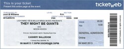 They Might Be Giants / Moon Hooch on Mar 6, 2013 [709-small]