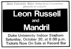 Leon Russell / Mandrill on Oct 30, 1971 [204-small]