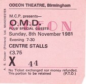 OMD / Random Hold on Nov 8, 1981 [266-small]