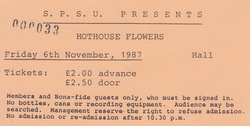 Hothouse Flowers / Andy White on Nov 6, 1987 [293-small]