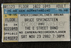 Bruce Springsteen & The E Street Band on Nov 23, 2002 [304-small]