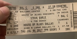 Steve Earle & The Dukes   / The Mastersons on Jul 6, 2017 [759-small]