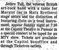 Jethro tull on Oct 28, 1984 [933-small]