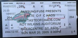 Taste Of Chaos Tour on Mar 20, 2005 [265-small]