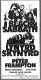 Black Sabbath / Lynyrd Skynyrd / Peter Frampton on Sep 5, 1975 [289-small]