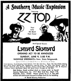 ZZ Top / Lynyrd Skynyrd on Jun 9, 1974 [323-small]
