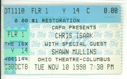 Chris Isaak / Shawn Mullins on Nov 10, 1998 [378-small]