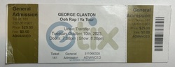 Ticket stub, tags: Ticket - George Clanton / The Frost Children / death's dynamic shroud.wmv on Oct 10, 2023 [948-small]