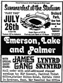 Emerson Lake and Palmer / James Gang / Lynyrd Skynyrd on Jul 26, 1974 [297-small]