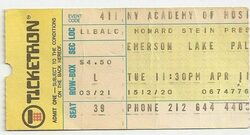 Emerson Lake and Palmer / Wild Turkey / Mother Night on Apr 10, 1972 [327-small]