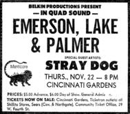 Emerson Lake and Palmer / Stray Dog on Nov 22, 1973 [388-small]
