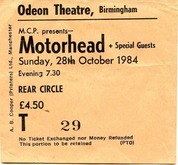 Motörhead on Oct 28, 1984 [603-small]