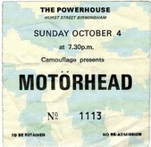 Motörhead / Sword on Oct 4, 1987 [604-small]