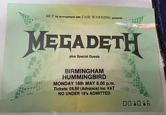 Megadeth / Sanctuary on May 16, 1988 [610-small]