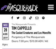 Tim Cappello / The Casket Creatures / Los Meesfits on Aug 28, 2019 [951-small]