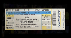 tags: Rush, Atlanta, Georgia, United States, Ticket, State Farm Arena - Rush on Oct 13, 2002 [409-small]
