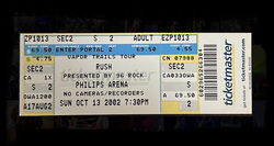 tags: Rush, Atlanta, Georgia, United States, Ticket, State Farm Arena - Rush on Oct 13, 2002 [409-small]