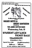 Dickie Betts & Great Southern / James Cotton Band on Feb 5, 1978 [444-small]